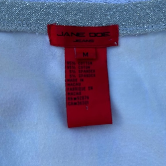 Vintage Jane Doe Jeans paillette embellished top - size M - Picture 5 of 5